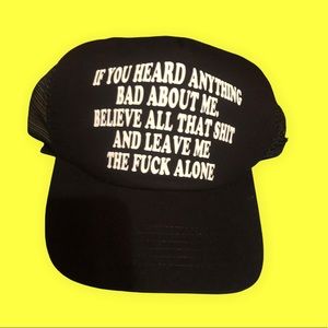 🔥Heard Anything Bad About Me Trucker Hat🔥